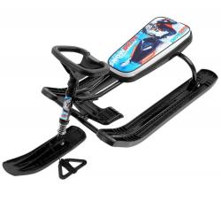 Снегокат Тимка спорт 2 Гонки черный каркас ТС2/Г2/Ника/ 290мм - фото