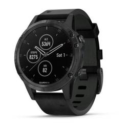 Часы GARMIN Fenix 5 Plus Sapphire (Black/Black Band) - фото
