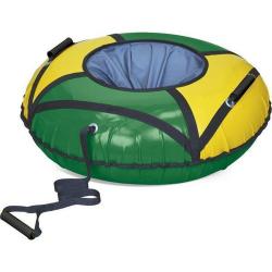 Тюбинг 70 см Экономный ТБК-70/ЗЖ2, Зеленый-желтый - фото