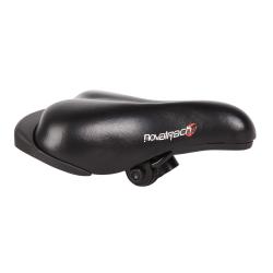 Седло WX-16008 на 16", с замком, с логотипом NOVATRACK, одноцветное - фото