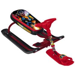 Снегокат Тимка спорт 2 С роботом, бордовый каркас ТС2/Р2  /Ника/ - фото