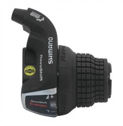 Шифтер Shimano Tourney, RS35, прав, 6ск, тр. 2050мм, б/уп., ESLRS35R6AP - фото