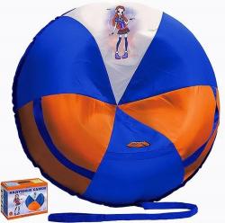 Сноутьюб V76 СТАНДАРТ CITY GIRL, большой с сиденьем, PolyCramp® - фото