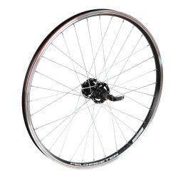 Колесо 24" заднее 32 спицы двойной обод втулка SF A22R - фото