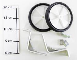 Зап. части. Доп поддерживающие колеса с кронштейном для велосипеда 12" цена за пару - фото