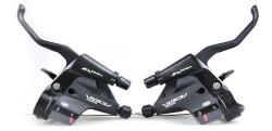 Шифтер с тормозной ручкой Shimano Acera, M390, лев/пр, 3x9ск, тр.+оплетк, ESTM390PTAL - фото