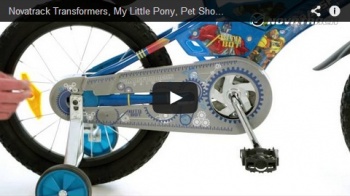 Видеообзор детского велосипеда Novatrack Transformers, My Little Pony, Pet Shop