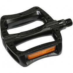 Педали Wellgo B-121, алюминиевые, широкие ось Cr-Mo, 90х110х20мм, 455гр, 6-190428 - фото