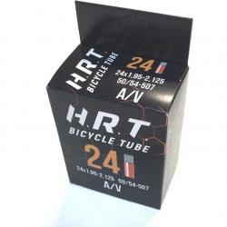 Камера велосипедная H.R.T., 24", автониппель 48 мм, 1.95-2.125 (50/54-507), 00-010032 - фото