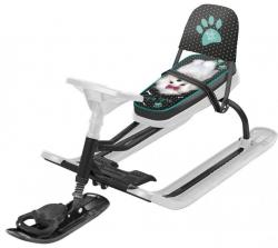 Снегокат НИКА Тимка спорт 4-1 ТС4-1/БЛ, С болонкой - фото