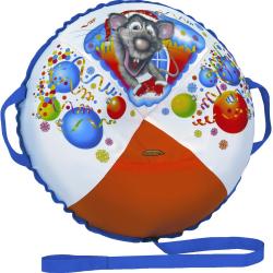 Сноутьюб V76 СОМИ-Н/20-СП, с рисунком Новогодний-20 мини, диаметр чехла - 67 см - фото