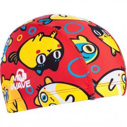 Шапочка юниорская текстильная Mad Wave Catfish - фото