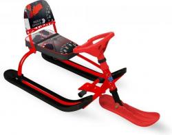 Снегокат Ника "Twiny 1" Nika kids экстрим, красный (арт. TW1/Э2) - фото