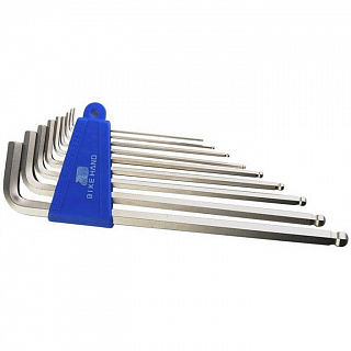 Шестиграники Bikehand YC-623, 9 ключей, сталь, серебристый, 6-150623 - фото