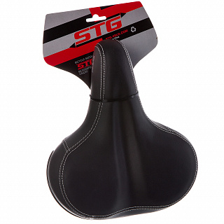 Седло GW813A-1-004 Stinger, черно-серое - фото