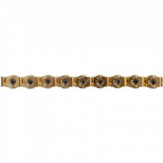 Цепь KMC HL1 Halflink, 1ск., 100 зв., золотой - фото