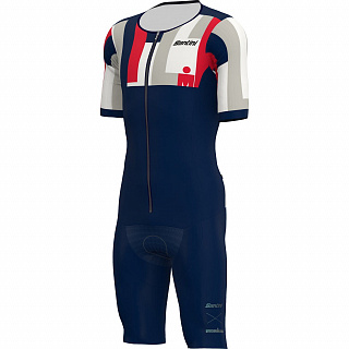 Трисьют с коротким рукавом Santini Aahonoui Viper-Ironman SS Trisuit - фото