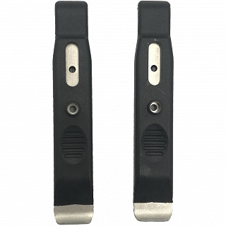 Лопатки бортировочные Bikehand YC-3128P, пластиковые со стальным сердечником 2шт., черные, 6-153128 - фото