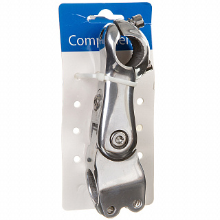 Вынос STG RA-038 100 мм, под руль 25.4 мм, серебристый, регулируемый по высоте - фото