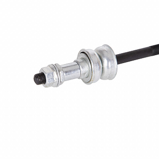 Ось с подшипниками для втулок Bike Parts SF-A03R 32H,O.L.D. 130мм; AXLE S45C 3/8"; CP FINISH; 3/8"; под болты - фото