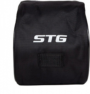 Велосумка на руль STG влагозащищенная, 19х9х14 см, 2.0 л, черный, модель 555-593 - фото