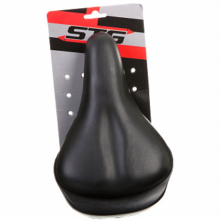 Седло STG, для 12" и 14", черное - фото