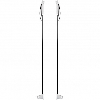 Лыжи подростковые SKI RACE с палками - фото