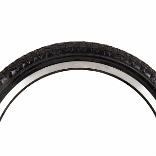 Покрышка PONELY P704 18”*2.125 с белой лентой - фото