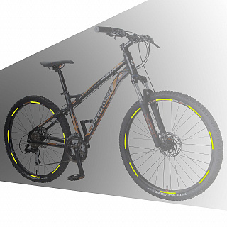 Светоотражатель STG наклейки на обод. - фото