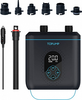 Портативный электрический насос Cycplus D11 Pro, 20PSI, 4000 mAh - фото