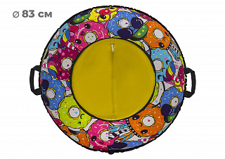 Тюбинг-ватрушка Тяни-Толкай 83см ОКСФОРД DONUT (С камерой), ТТ.002VR26 - фото