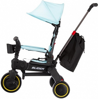 Велосипед трехколесный Slider Eva IT1101, складной, с ручкой управления - фото