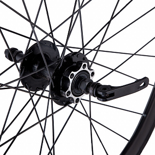 Колесо 27,5" заднее(без резины), двустенный алюм.обод 32 отв. - фото