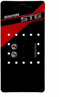Зажим STG Х105162, 33мм для рулей самокатов, с болтами - фото