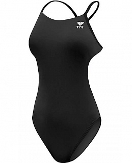 Купальник слитный TYR Durafast Elite Solid Cutoutfit - фото
