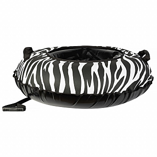 Тюбинг Snowstorm BZ-120_ZEBRA, 120 см, черный - фото