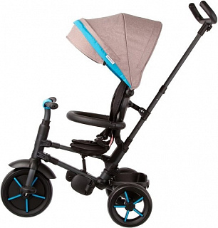 Велосипед трехколесный QPlay Star Eva, с ручкой управления - фото